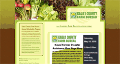 Desktop Screenshot of kauaicountyfarmbureau.org